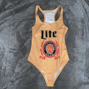 Bud Light Graphic Print Body Suit